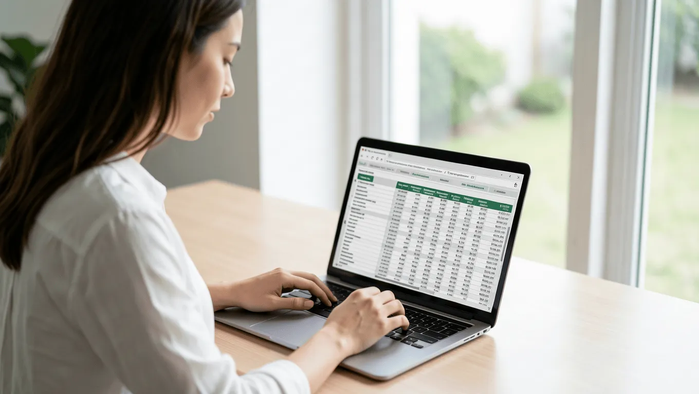 woman managing finances with long term loan in Texas