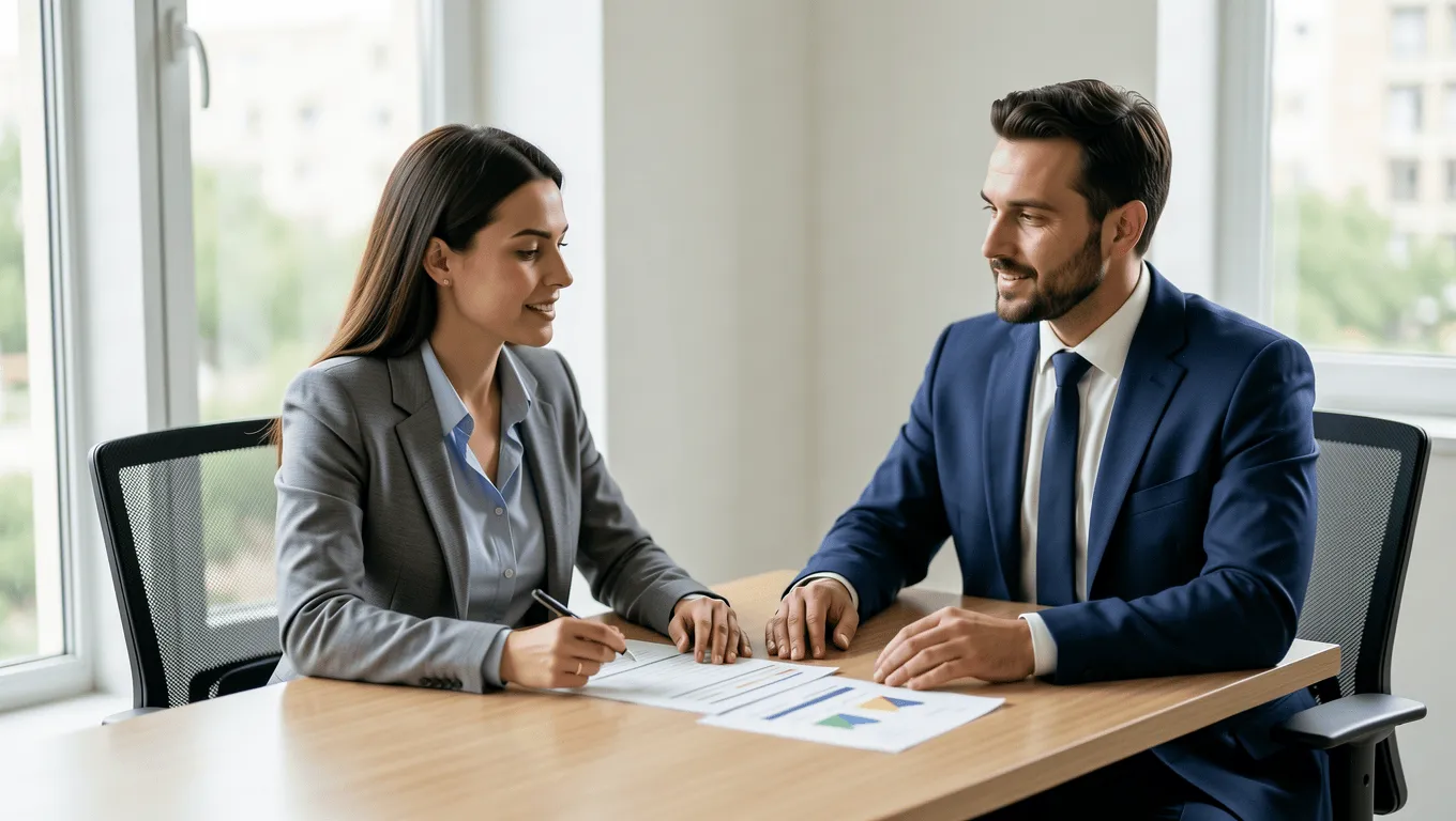 Financial advisor explaining no credit check loans Texas details.