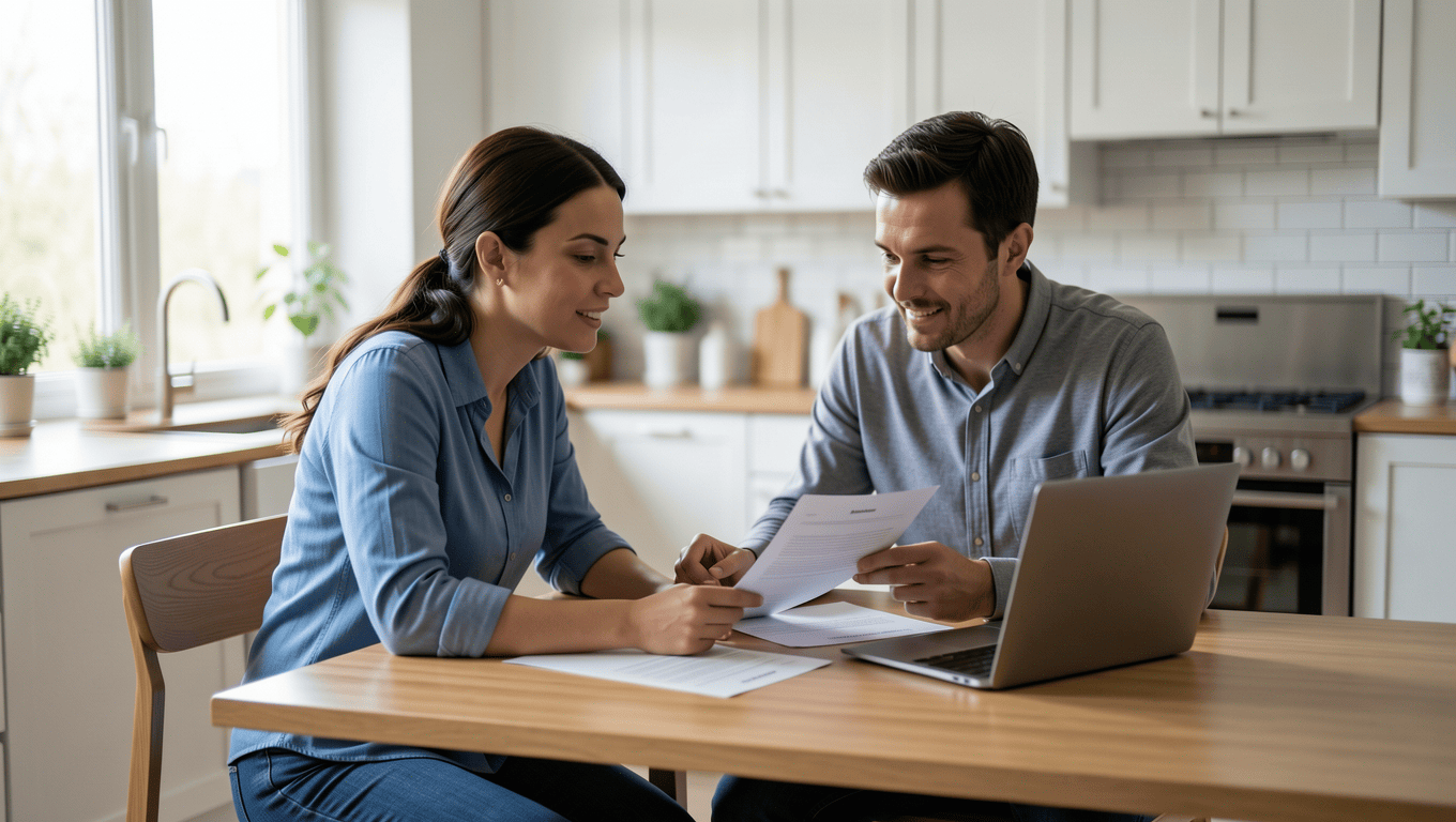couple comparing personal loans and home equity loans in Texas