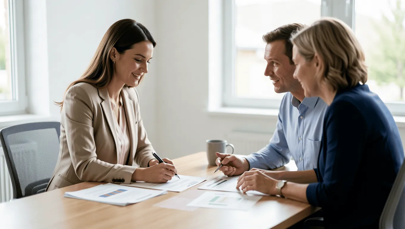 Financial Advisor Discussing Loan Options in Laredo Texas