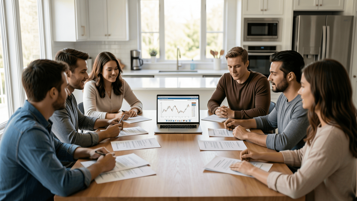 People reviewing 560 credit score loan options in Texas