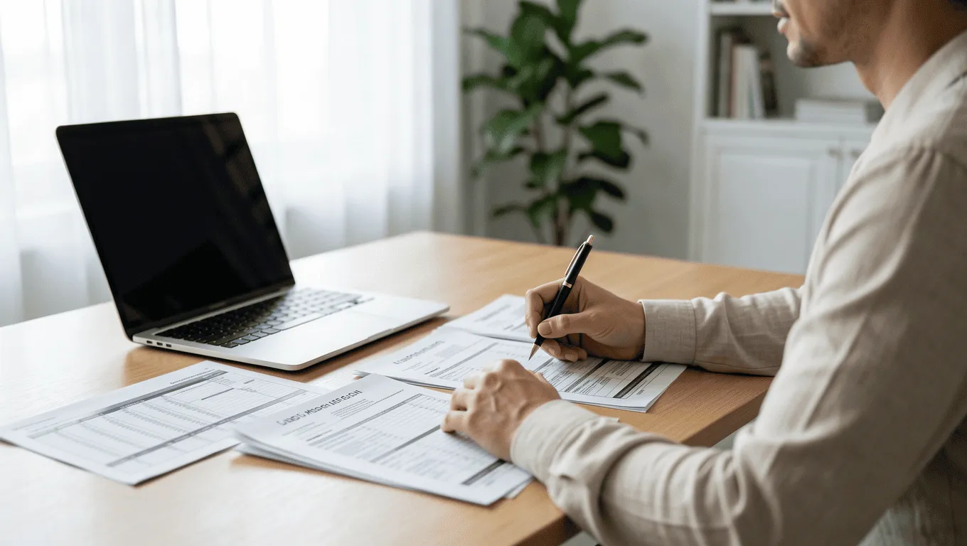 Person managing finances after getting a 660 credit score loan in Texas