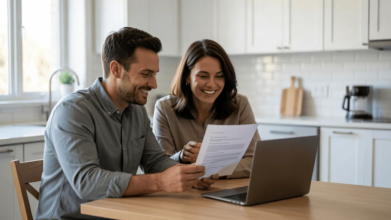 Couple reviewing 700 credit score loan options in Texas for 2026.