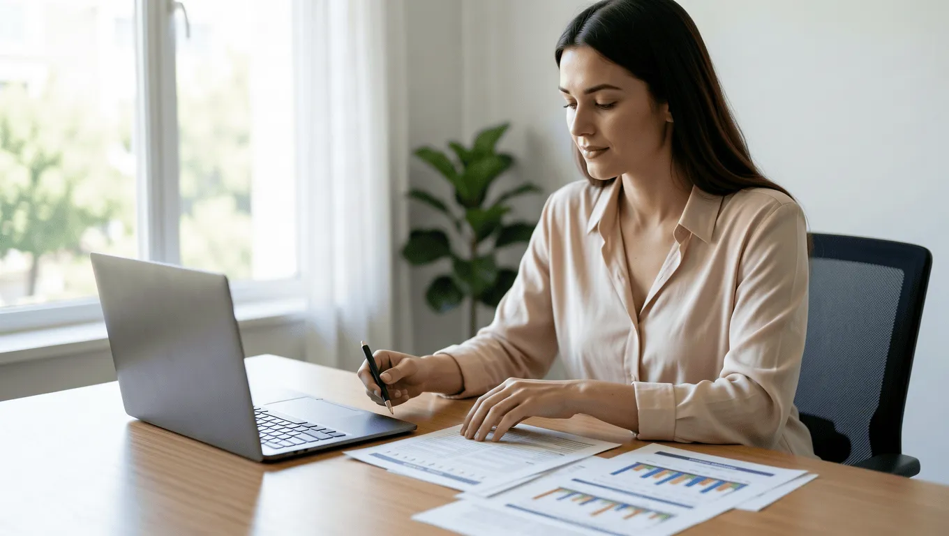 Woman managing finances after receiving a 700 FICO score loan in Texas.
