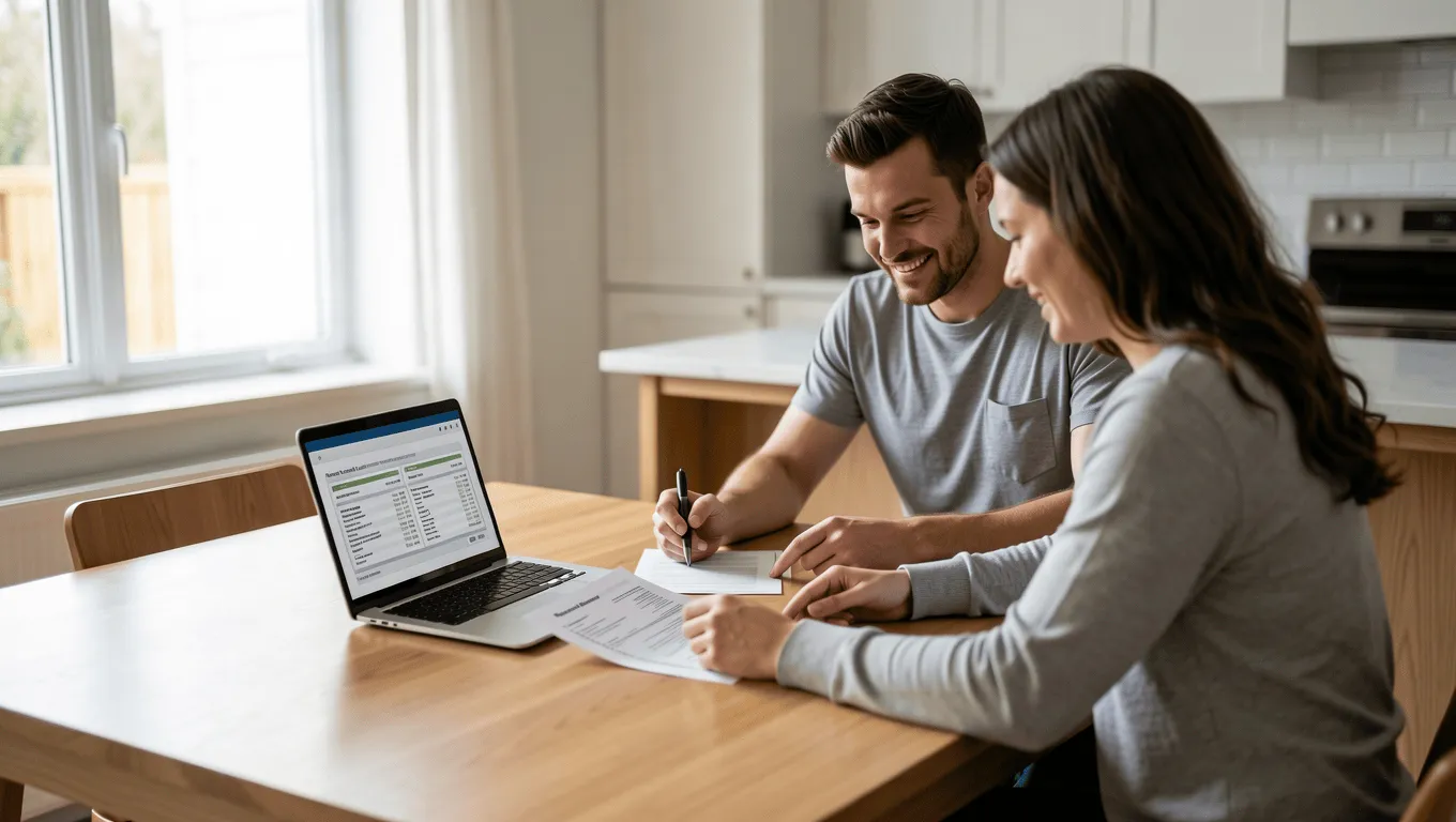 Texans Reviewing Fence Loan Documents Online