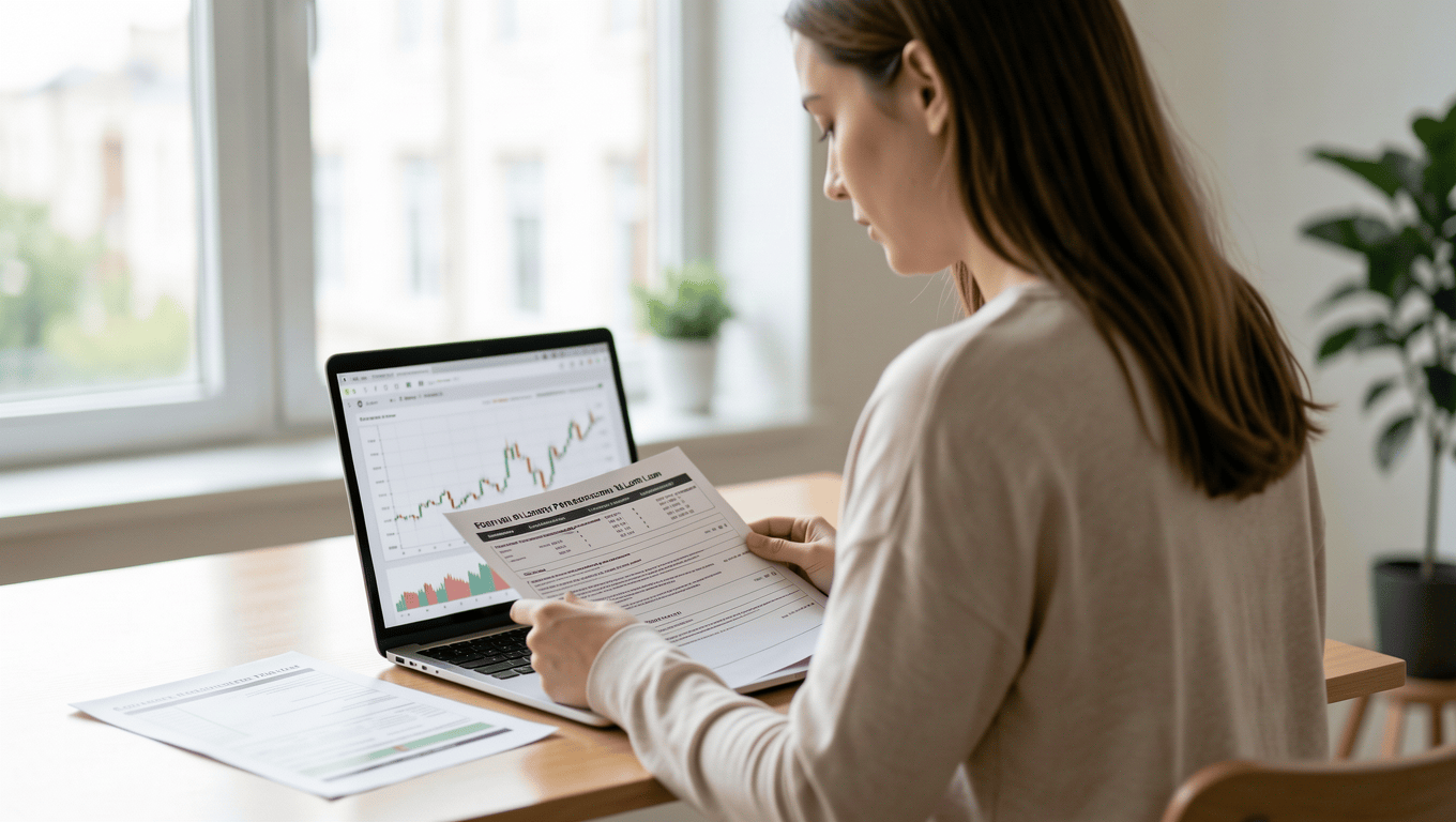 Woman reviewing $1200 loan options online in Texas