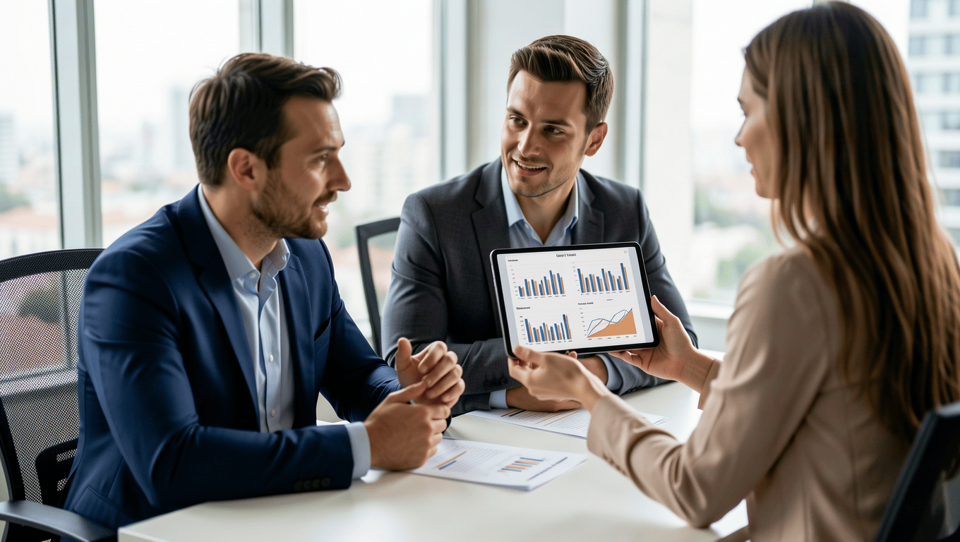 Couple meeting with advisor about $2000 personal loan in Texas