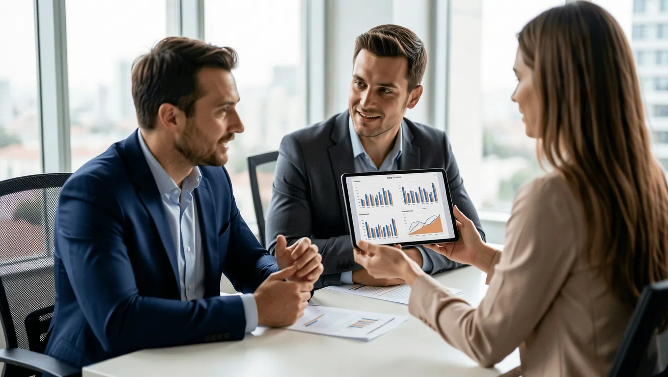 Couple meeting with advisor about $2000 personal loan in Texas