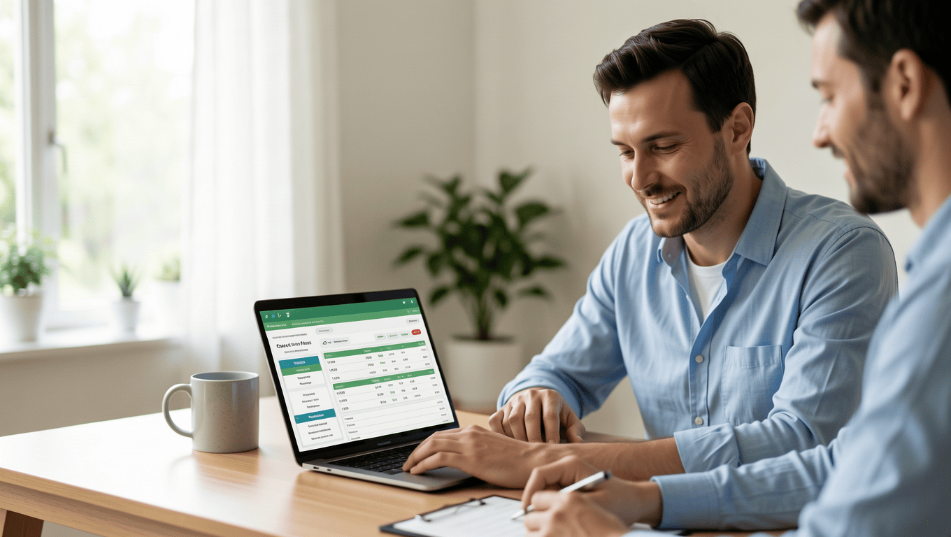 Couple planning finances after getting $750 loan in Texas.