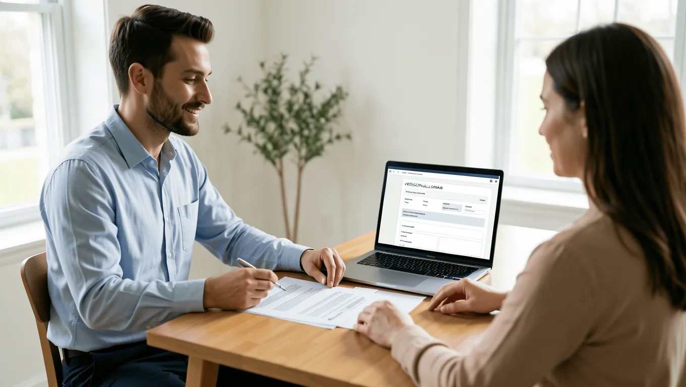 Couple discussing boat loans in Texas and comparing financing options.