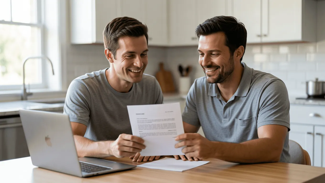 Couple discussing dishwasher financing options in Texas for 2026.