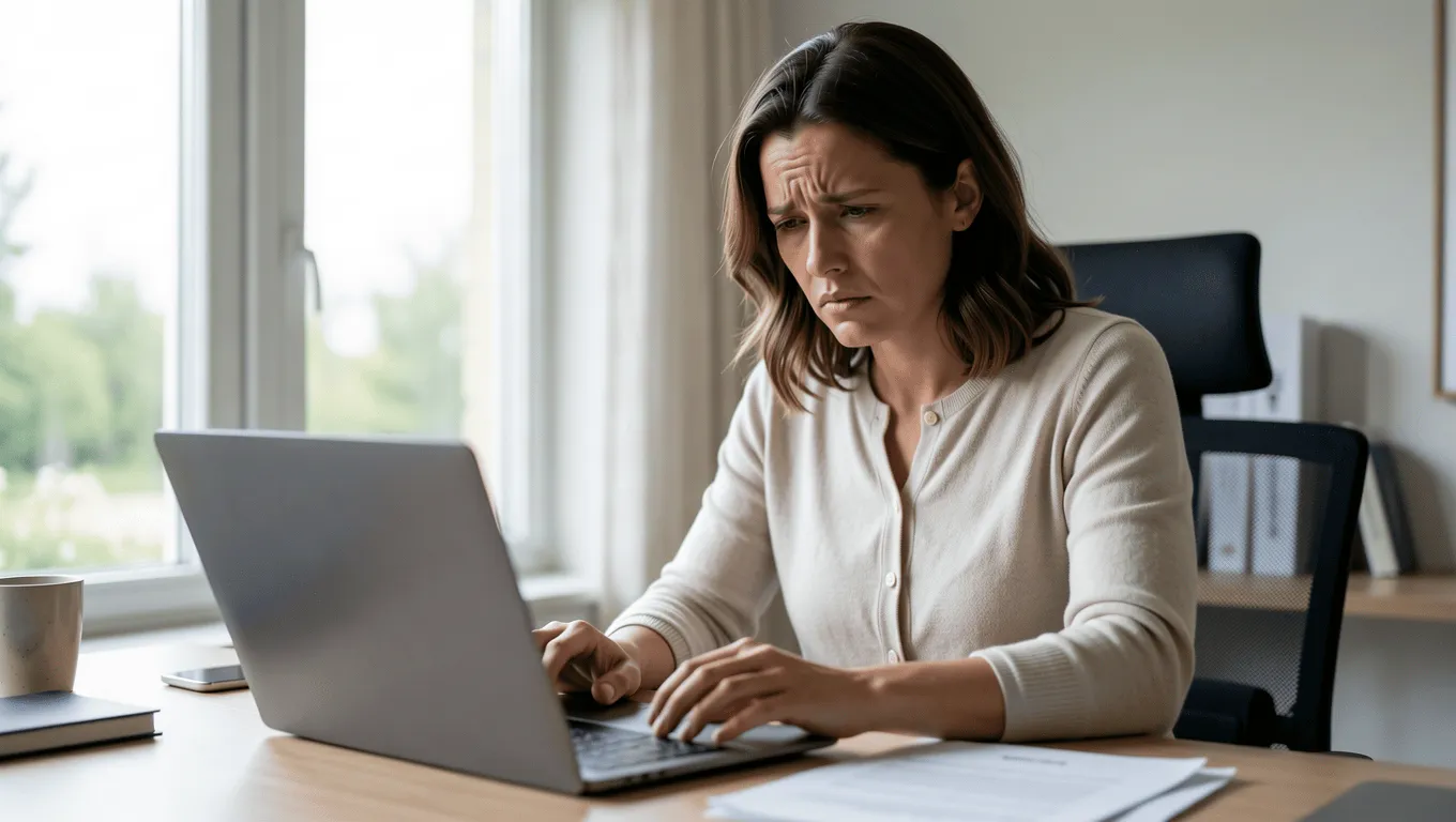 Funeral loans texas: Woman budgeting for final expenses.