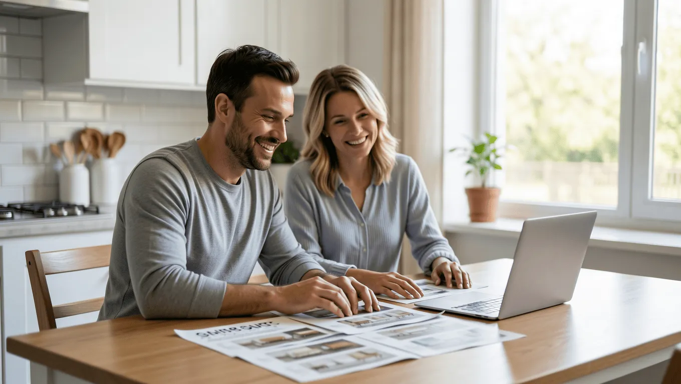 Couple Planning Furniture Purchase with Loan in Texas