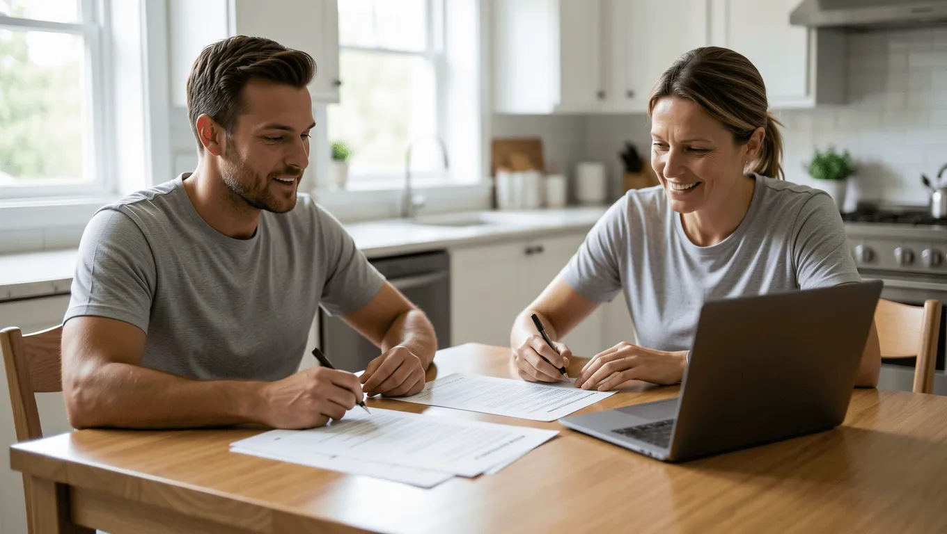 Texas couple reviewing recreational loan options for a new jet ski.