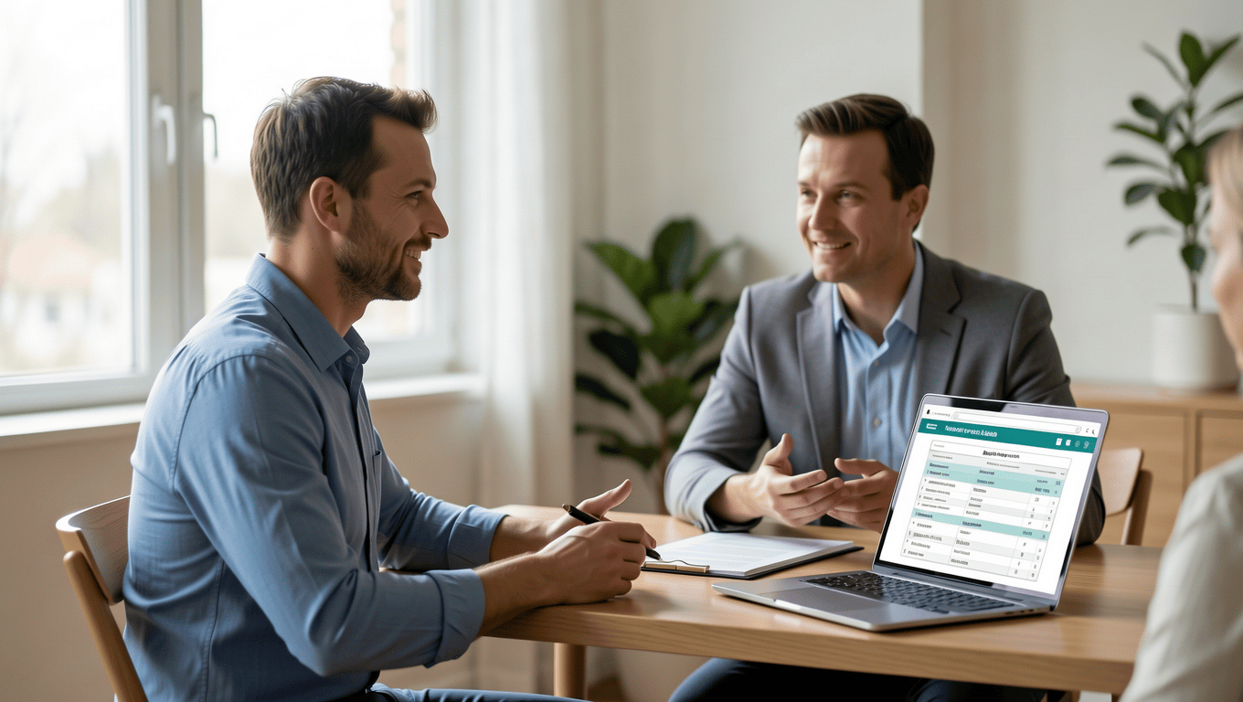 financial advisor discussing ATV loans in Texas