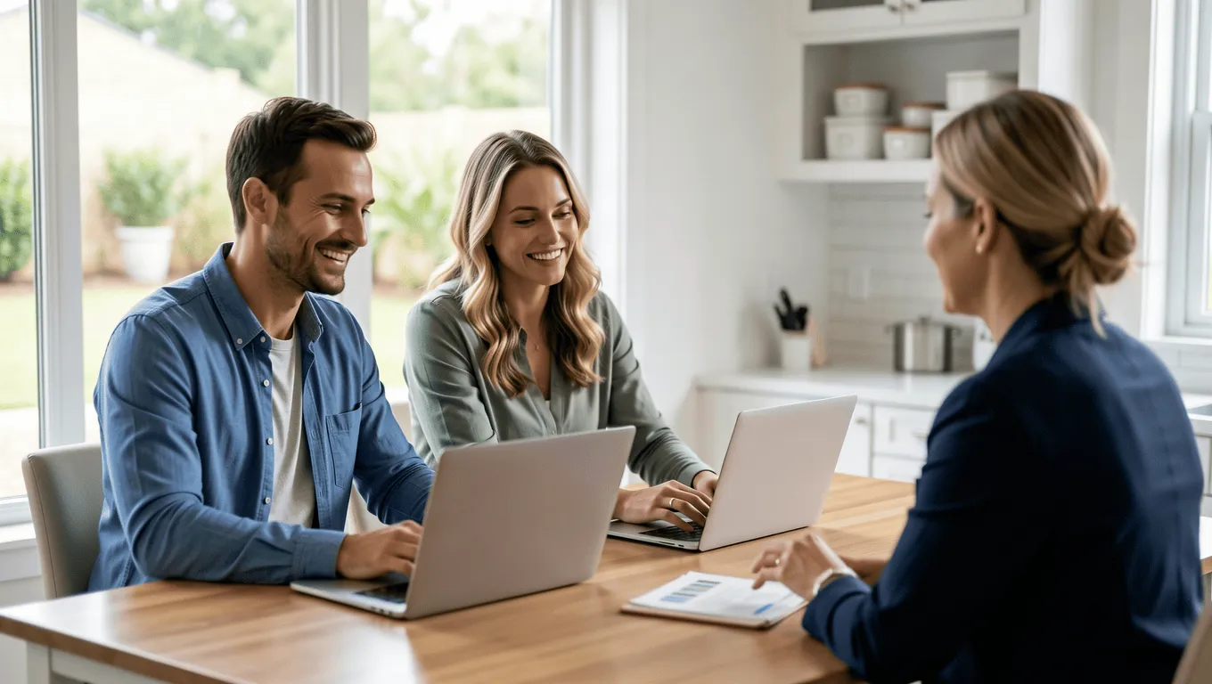 Texas Couple Budgeting Outdoor Kitchen Financing Online