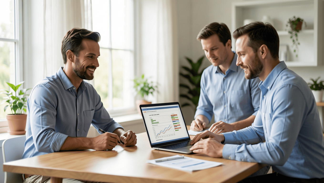 Farmer Reviewing Loan Options for Tractor Financing in Texas