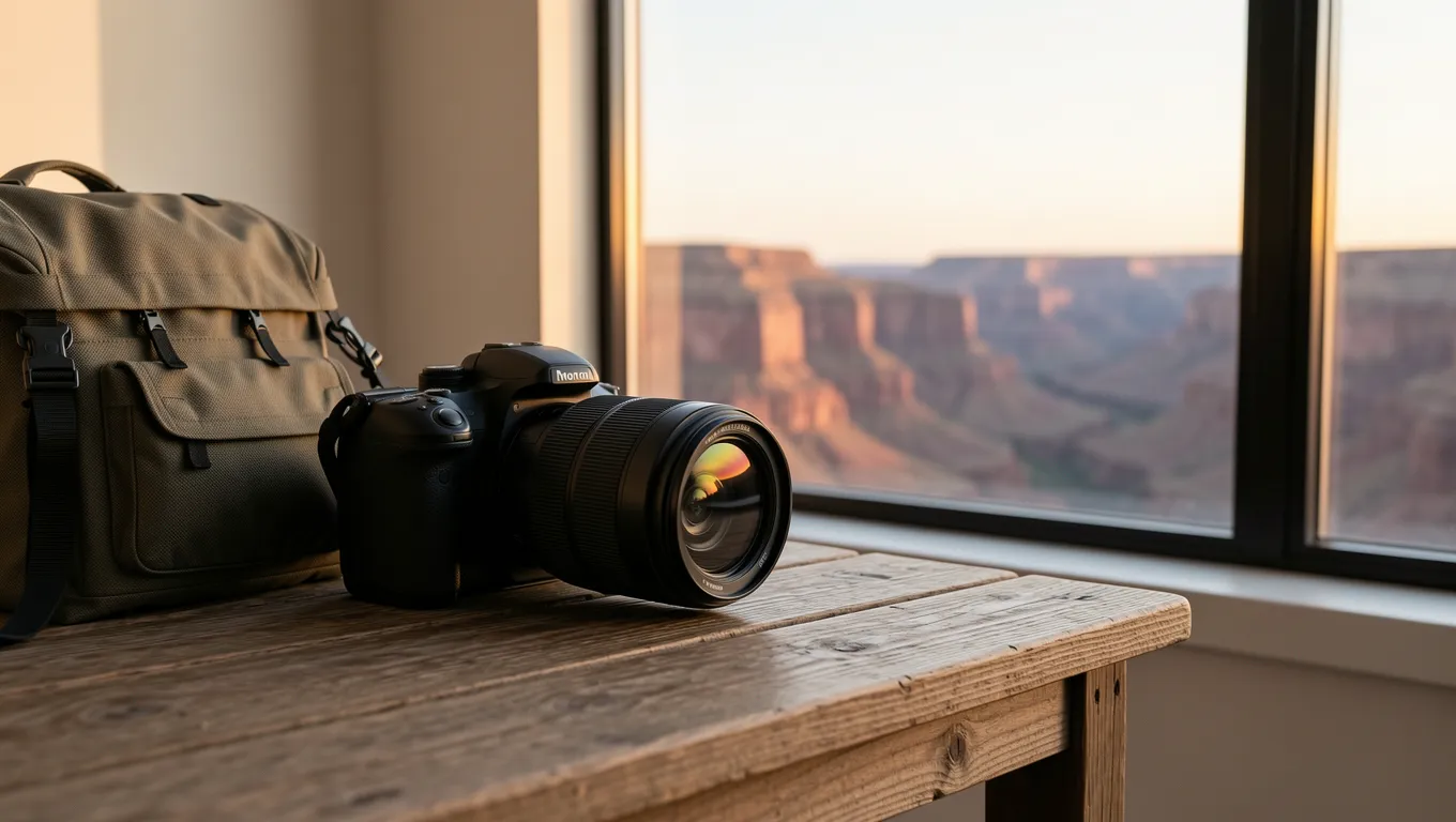 Professional photography equipment waiting for the next busy season